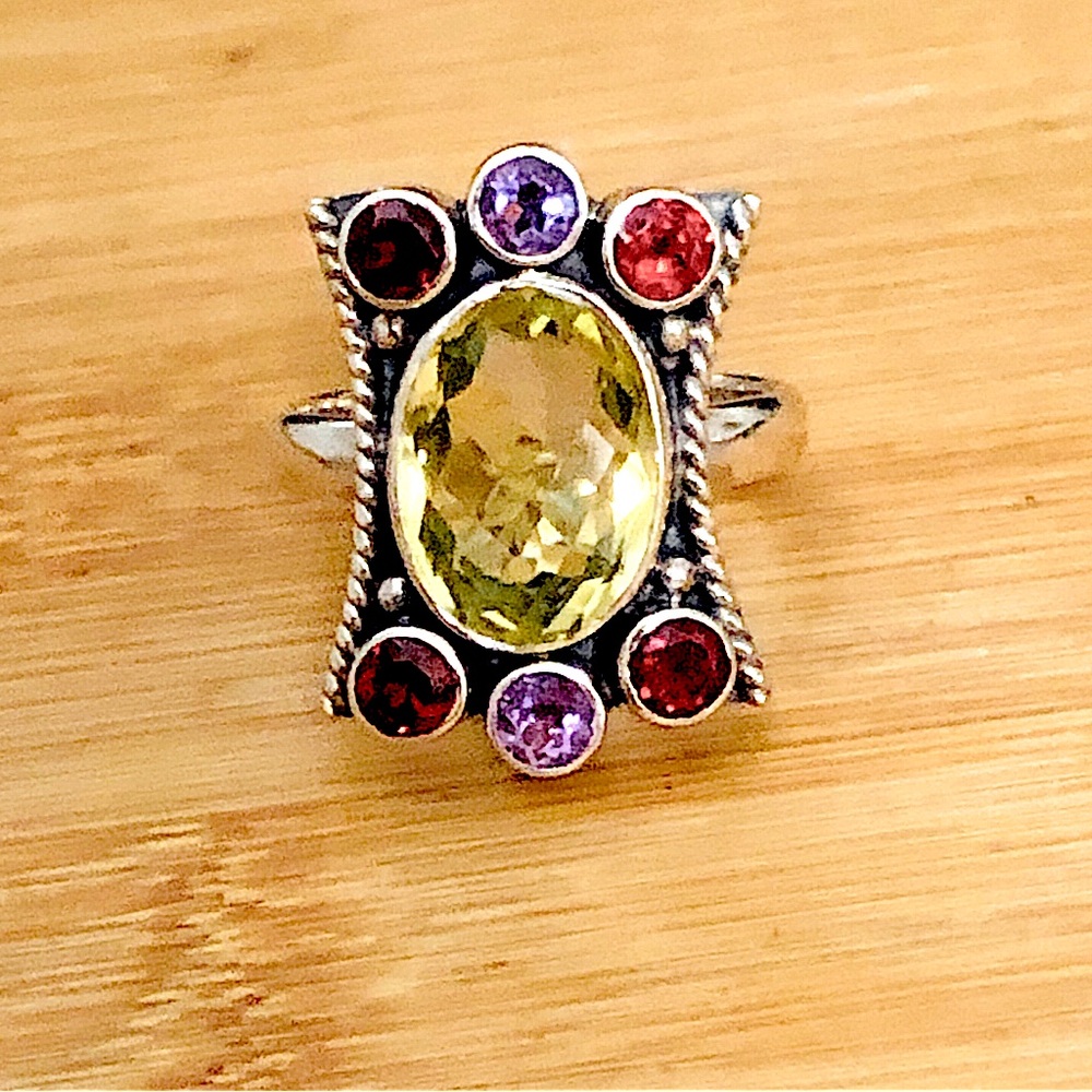 $122 Limited Edition Nicky Butler Estate Ring Size 10 #70/600 NB 925 INDIA - Picture 7 of 9